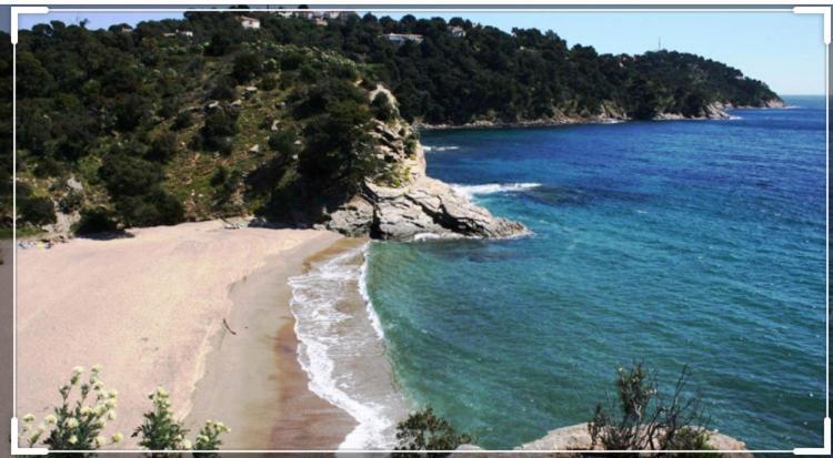 Cavalaire Vue Mer Au Loin Maisonnette Tout Equipee Pour 4 Personnes Avec Piscine Clim Wifi Velos Tv Barbecues Luaran gambar
